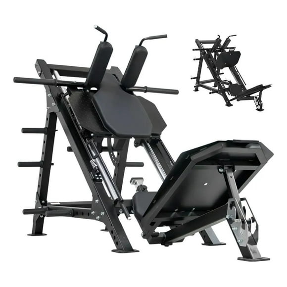 Prensa para piernas gym Dual MDFitness, Máquina de Prensa, Hack para Sentadilla, leg machine, leg press hack squat machine combo, leg press hack squat machine, hack squat leg press machine