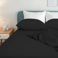 thumbnail image 6 of Unique Bargains 4 Piece Brushed Polyester Bed Sheets Set Queen Black, 6 of 8
