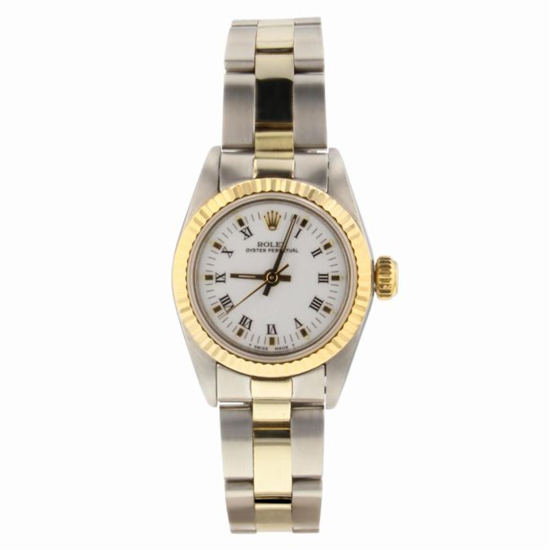 Rolex Pre Owned Rolex Oyster Perpetual Two Tone Women Watch Certified Authentic Warranty Walmart Com Walmart Com Rolex Pre Owned Rolex Oyster Perpetual Two Tone Women Watch Certified Authentic Warranty Walmart Com Walmart Com
