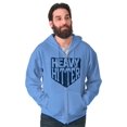 thumbnail image 5 of Heavy Hitter Baseball Fanatic Sports Zip Hoodie Sweatshirt Men Brisco Brands L, 5 of 6