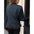 thumbnail image 2 of Giolshon Women's Stand Collar Lightweight Quilted Puffer Jacket Padded Zip Coat, 2 of 4