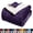 Purple, variant on IR Imperial Rooms Sherpa Bed Blanket Soft Thick & Warm Fluffy Plush Winter Fleece Reversible Lightweight King Purple