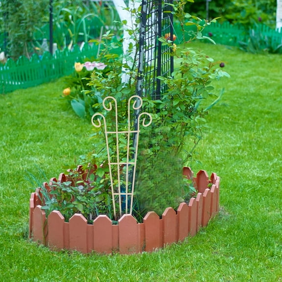 GOOHOCHY 4-Pack Small Iron Trellis for Potted Climbing Plants, Vines Support Rack, Plant Climber Frame for Garden and Home