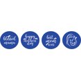 thumbnail image 2 of Darling Souvenir &nbsp;Candy Favor Mother's Day Party Theme&nbsp;chocolate&nbsp;Stickers 190 Pcs-Navy Blue, 2 of 2