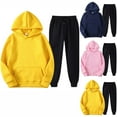 thumbnail image 4 of ShomPort Womens 2 Piece Outfits Oversized Hoodies Sweatsuit Sweatpants Lounge Sets Casual Fall Fashion Clothes, 4 of 4