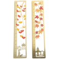 thumbnail image 2 of Cute Book Mark Decorative Scale Ruler Metal Reading Aid Perfect For Travelers 16X3.20X0.10CM 2Pcs, 2 of 5