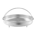 thumbnail image 2 of Fiocias Stainless Steel Steamer Basket for Pan and Pot Kitchenware Round Mesh Net Veggie S Outer Handle, 2 of 9