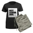 thumbnail image 5 of CafePress - Best Lesbian Ever Pajamas - Women's Short Sleeve Print T-Shirt and Pants Dark Cotton Pajama Set, 5 of 7