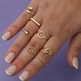 thumbnail image 3 of Solid Gold 14K Mini Crown Ring 7, 3 of 6