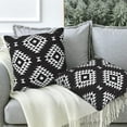 thumbnail image 5 of Throw Pillow Covers Black and White Pillow Covers 16x16 Inch Set of 2 Throw Pillows Decorative Pillow Cases Cushion Covers for Bedroom Livingroom Sofa Farm House, 5 of 6