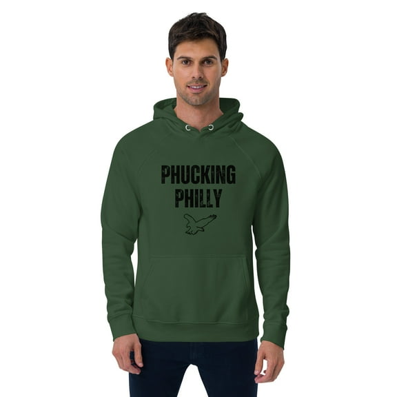 Phucking Philly - Unisex eco raglan hoodie