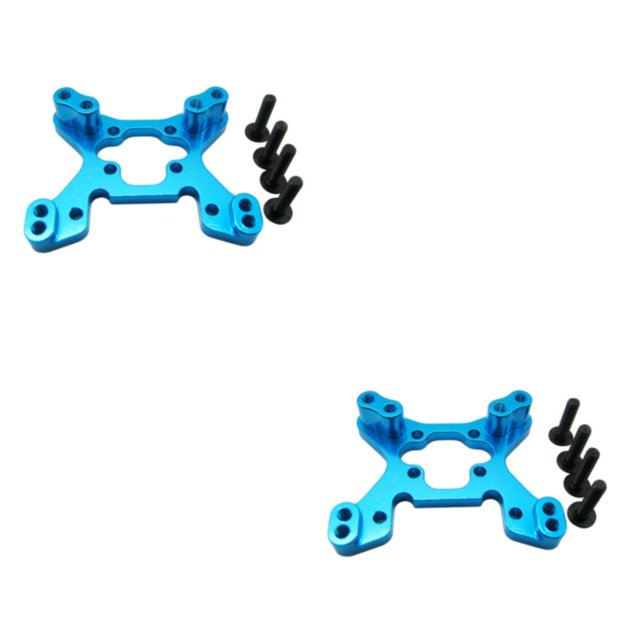 Vogacara Torre de choque frontal para 1/14 LC Style Torre de choque delantero para 1/14 LC RC Car S Performance Made blue azul 2Conjunto