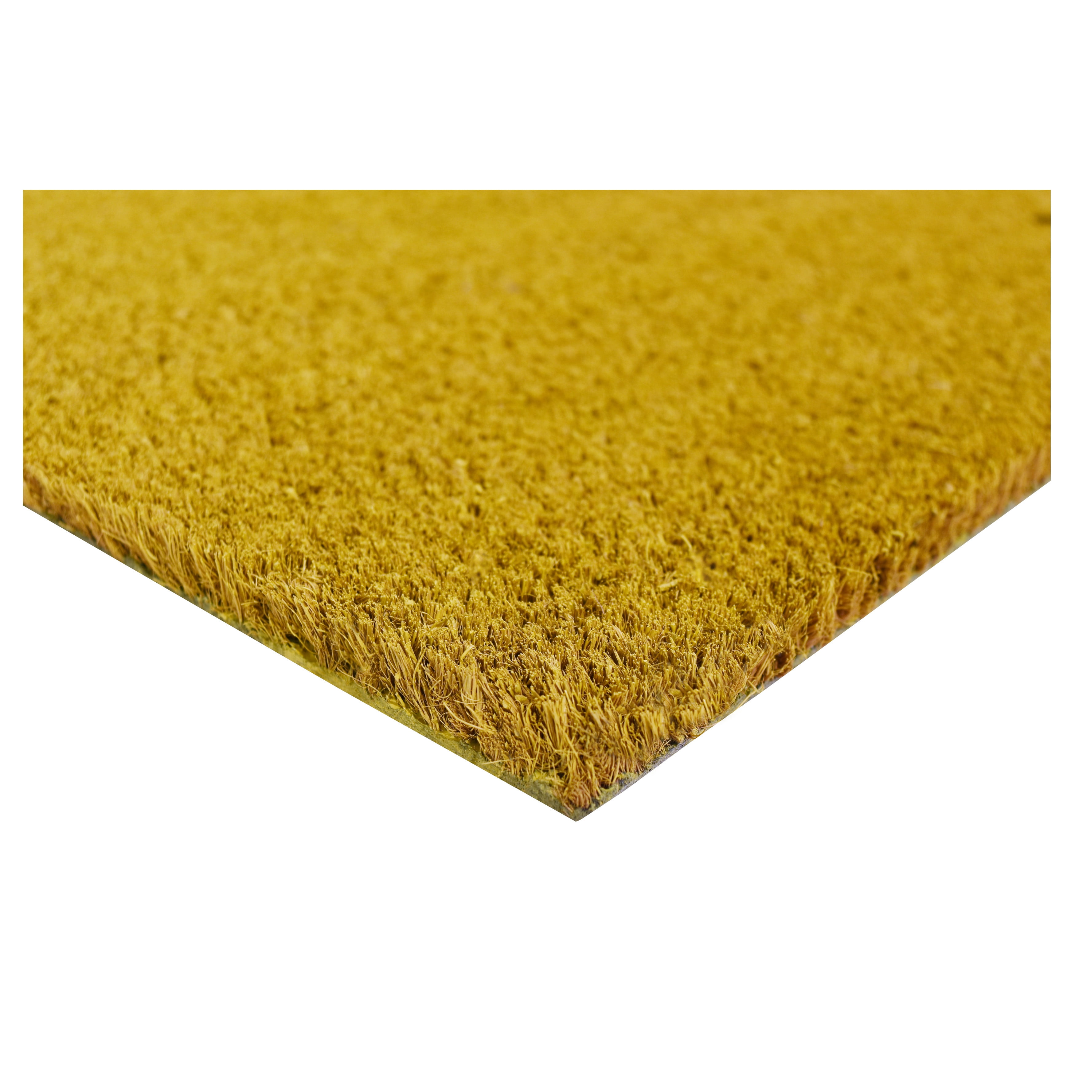 Collins Yellow Pastel Welcome Doormat, 17" x 29"