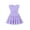 Purple, variant on Toddler Girls Dress Ruffle Sleeveless Tiered Swing Twirly Dresses Cute Summer Beach Sundress with Pocket