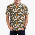 thumbnail image 3 of Rocae Roosters and Chicks for Men's Short Sleeve Polo Shirt, Quick Drying Performance Moisture Wicking Sports Men's Golf Shirt X-Large, 3 of 9