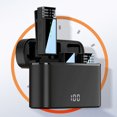 thumbnail image 4 of Pequeño Micrófono Mini Clip Solapa Lav Mic Lavalier Rophone USB C + Puerto 8 Pines Cancelación Ruido Con Estuche Carga para 15 14 13, 4 of 9