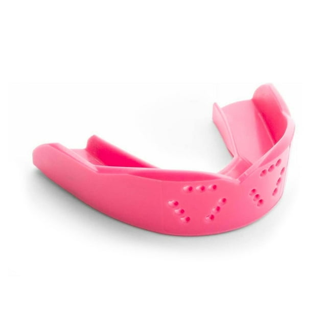 Protector bucal SISU 3D Youth rosa intenso de 2 mm de grosor para atletas