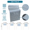 thumbnail image 6 of Table Runners 120 Inches Long Dress Scarves, Light Blue Botanical Farmhouse Coffee/Dining/Kitchen Table Decor Table Runner for Living Room, Farmhouse Summer Floral Leaves 13x120 Inch, 6 of 8