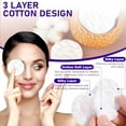 thumbnail image 3 of RAGUPEL Premium Cotton Pads for Face,600 Count Round Makeup Remover Pads,100% Pure&Natural Organic Cotton Rounds,Lint-Free Facial Pads Cleansing Cotton (100 Count (Pack of 6)), 3 of 5
