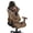 Brown Leopard Dachshund Dog, variant on FUIALDOLG Southwestern Tribal Highland Cow Office Chair Cover Sunflowers Gaming Chair Cover with Armrest Furniture Protector Slipcover Zipper Removable Anti Dirty Scratch Proof Chair Seat Cushion