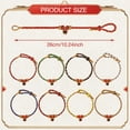 thumbnail image 4 of Horse Year Red Bracelet For Women Red String Ankle Rope With Eight Buddha Charms Birth Year Jewelry jewelry making kit for bracelets, 10PCS, 4 of 7