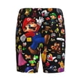 thumbnail image 2 of Lsque Mario Mens Sleep Pajama Shorts,Short Pajama Pants, Cotton Ultra-Soft Knit-Small, 2 of 9