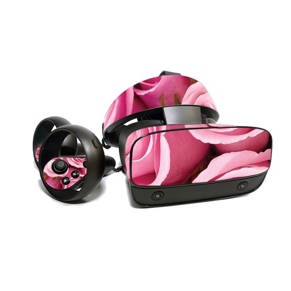 Skin Decal Wrap Compatible With Oculus Rift S Sticker Design Pink Roses ...
