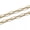 Gold Plated, variant on MATROOY 1M Stainless Steel Gold Filled Texture Paperclip Chains Bulk For Diy Jewelry-Steel color