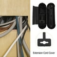 thumbnail image 3 of GETAJGHSD 2-Pack Outdoor Cable Cover Black Plastic Cord Protector Box for Pool Pump, Patio, and Garden Use, 3 of 8