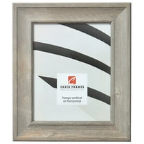 Craig Frames Scalloped American Barn, 20x30 inch Picture Frame, Faux Natural Barnwood