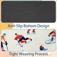 thumbnail image 4 of Ice Hockey 8.3x9.8 Inch Square Non-Slip Rubber Bottom Printed Mouse Pad, Desk Pad for Office and Gaming, 4 of 6