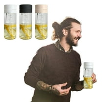 mtvxesu Water Cup with Straw, Portable Sports Water Bottle Convenient Clear Material Leak-proof Lightweight and Sturdy Plastic Fruit and Ice Filter Suitable for Outdoor Home Sports