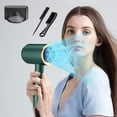 thumbnail image 1 of SUTENGDA Professional Hair Dryer with 3 Speed Settings 134.6°F Temperature Control  Ionic Technology Blow Dryer Set with 2 Styling Combs  Portable Low Noise Hair Dryer for Home Travel Sa, 1 of 8