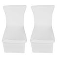 thumbnail image 4 of Chair Slipcover, 2Pcs Pure Color Chair Slip Cover  For Wedding White, 4 of 8
