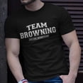 thumbnail image 2 of Team Browning Proud Family Surname Last Name TShirt, 2 of 6