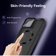 thumbnail image 6 of for iPhone 15 Pro Max Case Magnetic Case with Invisible Kickstand Camera Cover [Military Drop Protection] [MagSafe Compatible] Shockproof Phone Case Slim Translucent Cover (Black), 6 of 6