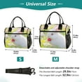 thumbnail image 2 of ALAZA Cute Rabbit on Grass Insulated Lunch Bag Reusable Tote Box Adjustable Shoulder Strap for Work Picnic, 2 of 6