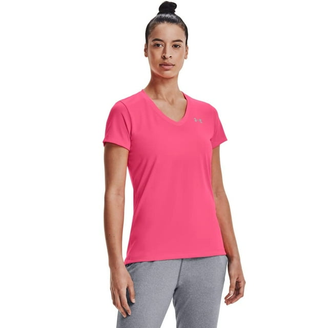 Camiseta Under Armour Tech con cuello en V y manga corta para mujer