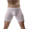 thumbnail image 6 of Teissuly Men's Underwear Gradually Solid Color Flat Angle Underwear Sexy Low Waisted Pants, 6 of 8