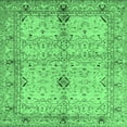 thumbnail image 1 of Ahgly Company Indoor Square Oriental Emerald Green Traditional Area Rugs, 4' Square, 1 of 4