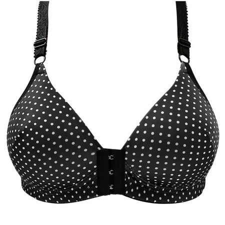 Bxsruta Sports Bras for Women  Women s Nursing Bra Maternity Sleeping Underwear Large Size Large Cup No Underwear Women Daily Bra  Black