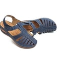 thumbnail image 3 of Sandalias de estilo bohemio para Mujer, zapatos de gladiador con tacón, cuñas elegantes, Verano, 3 of 5