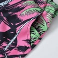 thumbnail image 5 of Odeerbi Toddler Kids Boys Quick Dry Swim Trunks Hawaiian Beach Shorts Summer Tropical Print Beach Board Shorts Children Girls Vacation Sports Shorts Hot Pink, 5 of 6
