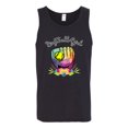thumbnail image 2 of Wild Bobby, Colorful Softball Girl, Sports, Men Graphic Tank Top, Black, Small, 2 of 5