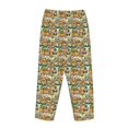 thumbnail image 5 of Daiia Doodle Owls Women's Sleep Pant with Pockets and Drawstring,Pajama Pants-Medium, 5 of 9