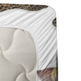 thumbnail image 3 of Ambesonne Animal Print Fitted & Top Sheet Set with Sham, Prehistoric Reptile, Multicolor, 3 of 4
