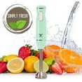 thumbnail image 4 of Moss & Stone Hand Blender Electric With Egg Whisk & Chopper, Powerful 300 Watt Stick Blender, Hand Mixer Set Stainless Steel Shaft & Blades, Handheld Blender With Ergonomic Handle, 4 of 7
