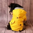 Shulemin Pet Rain Jacket Striped Inside Rainproof Fashion Pet Dogs