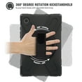 thumbnail image 6 of For Samsung Galaxy Tab A8 Case 10.5 inch SM-X200/X205/X207, 360 Hand Strap, Shoulder Strap, Kickstand, Rugged Drop Protection, Black, 6 of 6