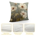 thumbnail image 4 of Fenyluxe Flowers Pillow Covers for Couch Sofa Indoor Outdoor Soft and Durable Home Decor 1PC 20x20in, 4 of 5